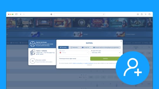 1xBet Üyelik