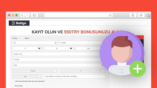 Bahigo Üyelik