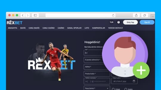 Rexbet Üyelik